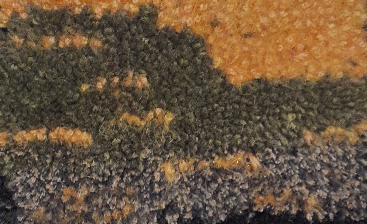 House of Houen Tufting- farveblanding abstrakt maleri